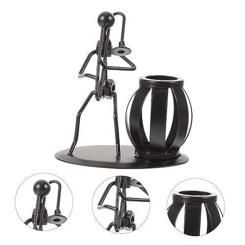 Porte stylo en forme de trombone OSALADI pour bureau, lot de 2 - 6