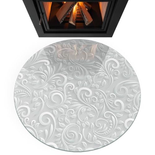 Placa para chimenea contra el calor que evita manchas de ceniza y quemaduras 4