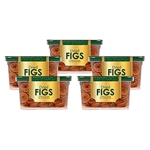 Manna Dried Figs, 900g (180g x 5 Packs) – Premium Anjeer/Jumbo/Seedless. 100% Natural, Rich in Iron, Fibre & Vitamins