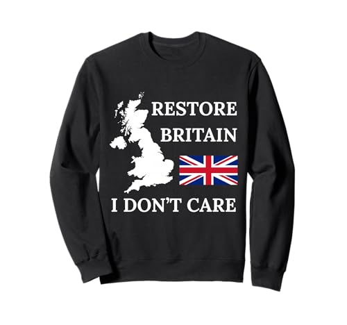 RESTORE BRITAIN I DON'T CARE BRITSH PRIDE UK UNITED KINGDOM �g���[�i�[