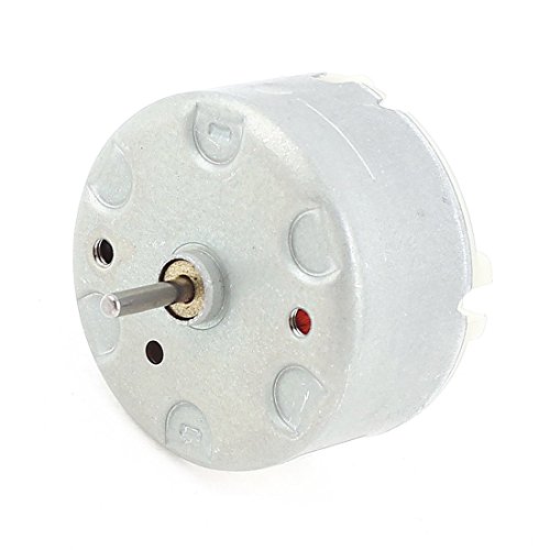 Elektromotoren - TOOGOO(R) RF-500 TB-12560 DC1.5-12V 2700 U/MIN Leerlaufdrehzahl 32mm Durchmesser DC Motor Silber