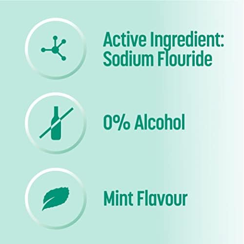 Colgate Fluorigard Fluoride Rinse (Alcohol free) Mouthwash 400ml | Prevents tooth decay | Strengthens enamel | Prevents mineral loss | Mint Flavour