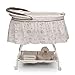 Delta Children Deluxe Sweet Beginnings Bedside Bassinet - Portable Crib with Lights and Sounds, Playtime Jungle