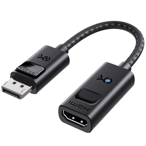 Cable Matters 8K DisplayPort 1.4 to HDMI 2.1 Adapter with 4K 240Hz / 8K 60Hz, Unidirectional DisplayPort to HDMI 2.1 Cable Adapter, Supports RTX5080, RX9070, Not Work with PS5/Xbox, No VRR Support by Cable Matters - Used condition - US$16.88