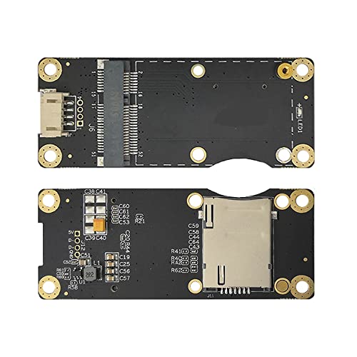 EXVIST Adaptateur Mini PCIe vers USB 4 Broches PH2.0 Connecteur avec Emplacement pour Carte SIM WWAN/LTE Module 3G/4G Convient pour Applications M2M et IoT comme Raspberry Pi Caméra IP Cover