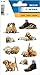 Produktbild HERMA 5606 Tiere Sticker, Hundewelpen (27 Aufkleber, Papier, matt) selbstklebend, permanent haftende Motiv Etiketten für Mädchen und Jungen, bunt