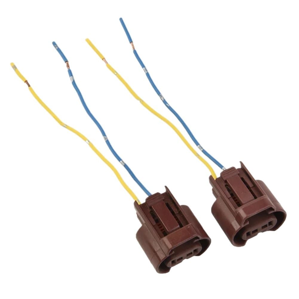 Wire Pigtail Female U 9006 HB4 Two Harness Fog Light Socket Connector Lamp Bulb Automotive Wiring Harness Connector Socket