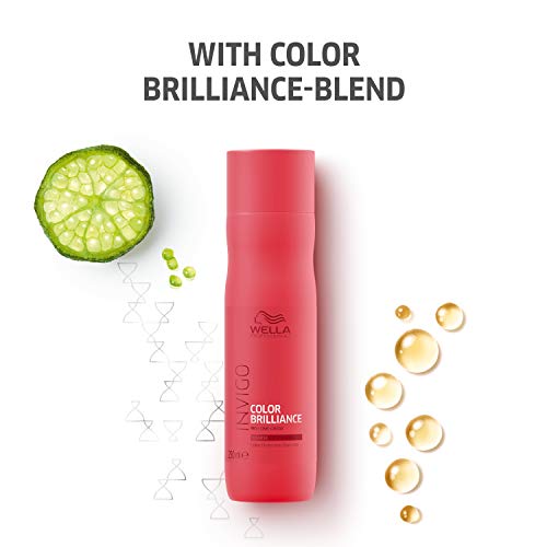 Image of WELLA Professionals Invigo Color Brilliance Mask For Fine /Normal Hair 150Ml And Shampoo For Fine /Normal Hair, Floral, 250Ml, 2 Count