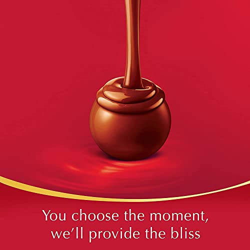Lindt Lindor Schokoladenkugeln mit glatter schmelzender Füllung, 450 g, Rot – Bild 3