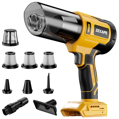 Image of Cordless Vacuum Cleaner for DeWalt Battery, 5 in 1 Lightweight Electric Handheld Vacuum with 3 x HEPA Filter, 20KPA Powerful Suction, 200W Brushless Motor for Carpet,Sofa,Car (Battery Not Included)