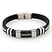 UINGKID-Serie Armband Kreative Stilvolle Charm Charming Armreif Schmuck Zubehör Männer galvanisch Schlangenkette Mode Armband Titan Stahl Silikon Armband