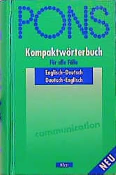 Hardcover Pons Kompaktworterbuch English-German/German-English Book