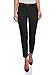 Produktbild oodji Collection Damen Klassische Hose mit Bügelfalten, Schwarz, DE 44 / EU 46 / XXL