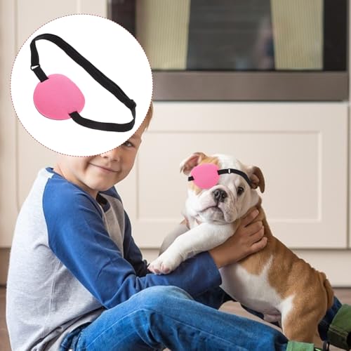 Happyyami Augenklappe Für Hunde Verstellbare Weiche Augenabdeckung Nach Op Schutz Vor Schmutz Und Wind Leicht Zu Reinigen Für Verschiedene Hunderassen