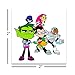 Teen Titans Tattoos Party Favors Bundle ~ 72 Perforated Individual 2