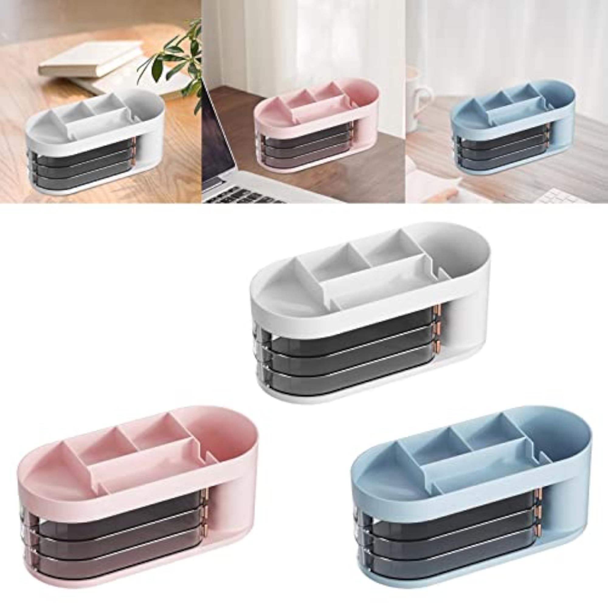 Multifunction Vanity Organizer Storage Rack