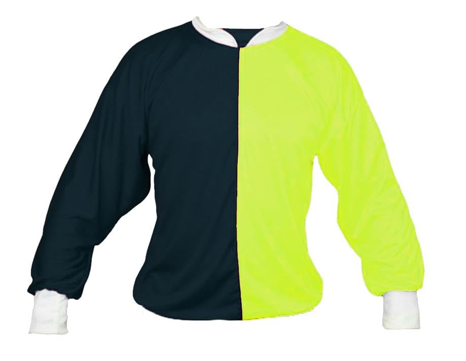 Adults Horse Racing Top Jockey Jersey Silks Colours Equestrian Cheltenham National Fancy Dress [Black & Neon Yellow] — image 1