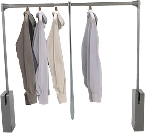 Tringle de penderie latérale rétractable coulissante pour dressing