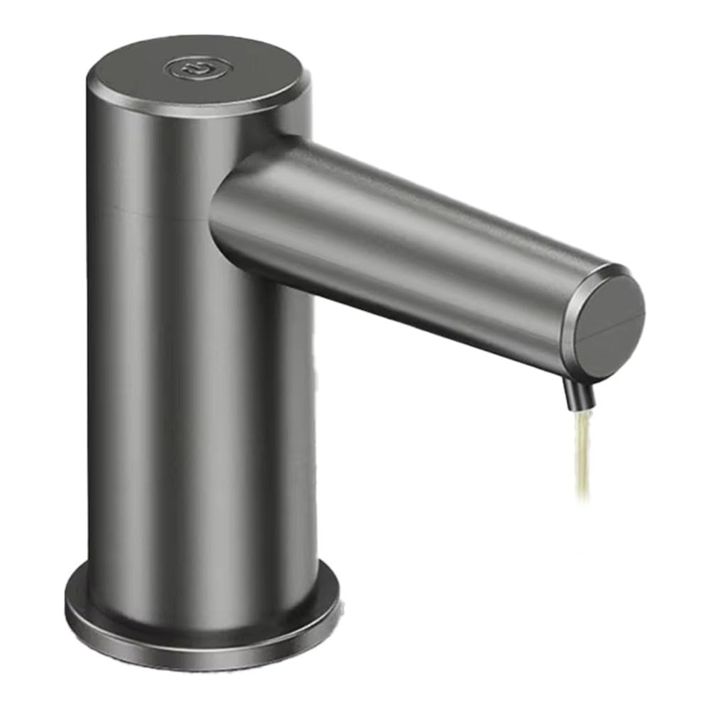 Berjalan Grey Countertop Sink Faucet Soap Dispenser Infrared Induction Automatic Soap Dispenser Bathroom Dispensers Liquid