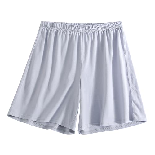 Image of PNAEONG 3 Pack: Womens Pajamas Shorts Set Soft Elastic Waist Lounge Shorts Printed PJ Bottoms