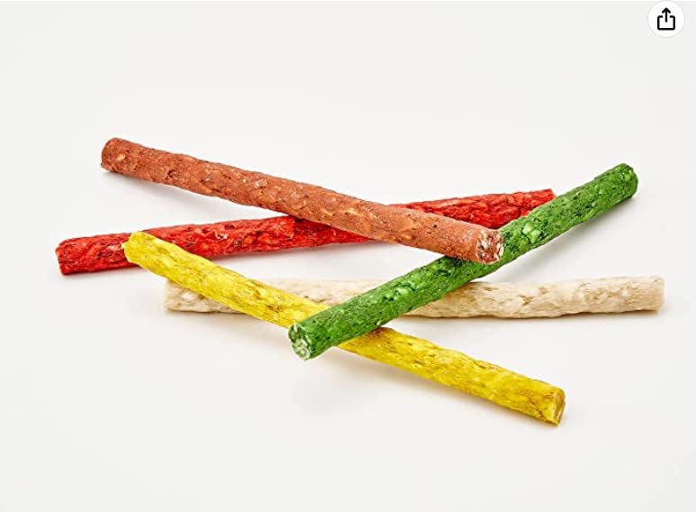Image of Chew Sticks Food for Small - Adult Dog Chew Stick Munchy Stick Real All Mix Flavour 2KG Dogs Snacks, Dog Treats for Puppy, Protein Munchy Stix