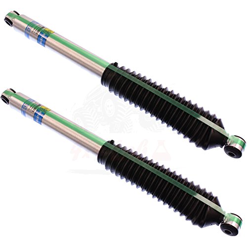 Bilstein B8 5100 Series 2 Front Shocks Kit for 04 Ford F-350 Super Duty 4WD 4-6 inch lift Ride Monotube replacement Gas Charged Height Adjustable Shock absorbers part number 33-185545