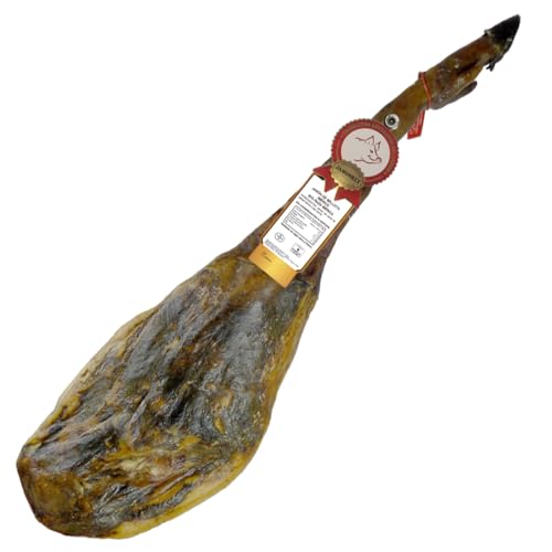 Jamón de Bellota Ibérico 50% Raza Ibérico ¨JAMONREY¨ -SIN CONSERVANTES NI ADITIVOS- (Elija su peso ideal), (Entregas 24/48 Horas) (JAMÓN DE 7 A 7,5 KG.(Piez Entera))