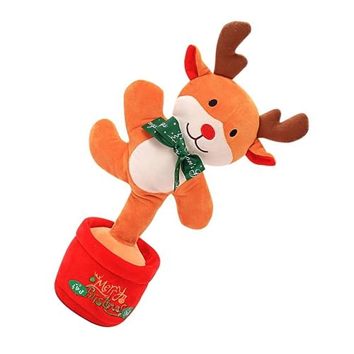 BESPORTBLE Weihnachts Plüschspielzeug Tanzend Singend Sprechend...