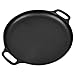 Henley Kitchen - Pre-Seasoned Cast Iron Pizza Pan - 14 Inch Pizza Stone with Cutter and Cookbook eBook
