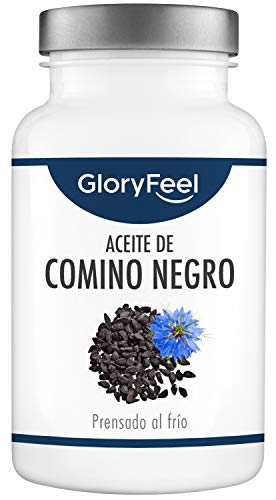Aceite de Comino Negro (Nigella sativa) 1000mg- 420 Cápsulas- Original de Egipto- Prensado al frío 80% ácidos grasos insaturados y vitamina E- Producción probada en laboratorio alemán