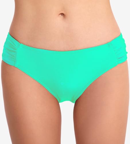 Image of Women's Bathing Suit Bottoms Full Coverage Ruched Bikini Tankini Bottom Swimsuit Brief