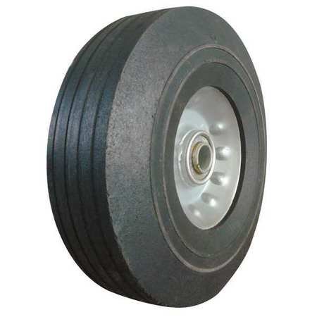 Solid Rubber Wheel, 8 in., 400 lb., Sym