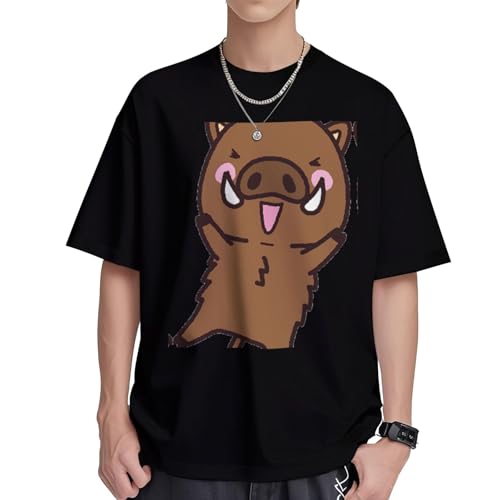 T-shirt respirant homme en coton frais imprimé sanglier