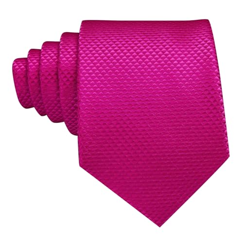 Image of YOHOWA Men Plaid /Striped Ties Set Silk Business Wedding Formal Fashion Necktie and Pocket Square Cufflinks Set