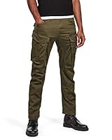 G-STAR Men/'s Rovic Zip 3D Regular Tapered Pants, Green (dk Bronze Green D02190-5126-6059), 30W / 34L