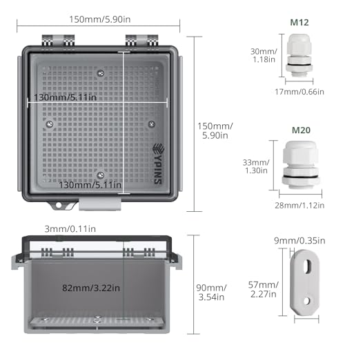 Boîte de jonction IP67 EYPINS évitez les courts-circuits du coffret électrique