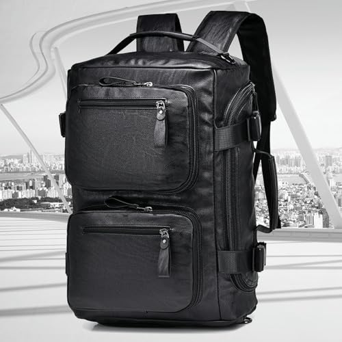 Sac à dos de voyage multi-usage pour hommes en grand format brun 3715