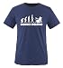 Produktbild DRUMMER EVOLUTION - Kinder T-Shirt Navy/Weiss 98-104