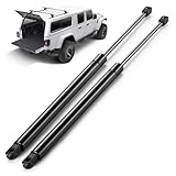 ARANA Rear Window Struts for Jeep Wrangler TJ 1997-2006, AVM 16403 Rear Back Glass Shocks Lift Supports Fits Wrangler with Hard Top, Replacement OEM 55076310AD 55076310AB, 2 Pcs
