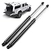 Rear Glass Struts Compatible with 1997-2006 Jeep Wrangler Shocks - Rear Glass WINDOW Hatch - Gas Charged Lift Supports (Pair / 2pc)