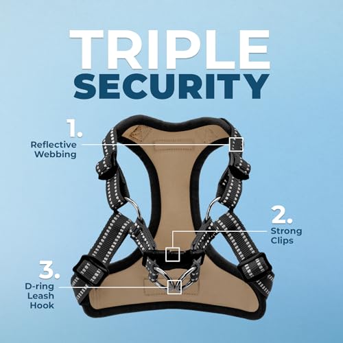 Best Pet Supplies Voyager Adjustable Step-in Flex Breathable Mesh Dog Harness for Small Medium Large Dogs (Army/Black Trim), XS by Best Pet Supplies - Image 2