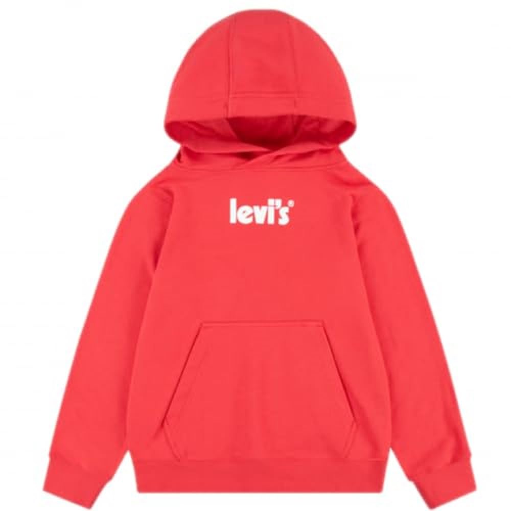 Levi'S Kids Lvb Logo Pullover Hoodie Boy'S 12 Years Chrysanthemum