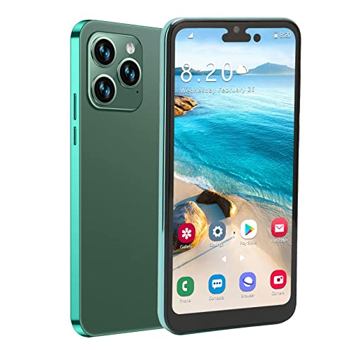 Dilwe 6.1'' Pro Unlocked Cellphone, 4Gb 64Gb Dual Sim Card 4G Network Mobile Phone, Face Id Unlocked Smartphone For Android 11 4000Mah Battery(6.1'' Black), 6.1'' Dark Green #TOP12