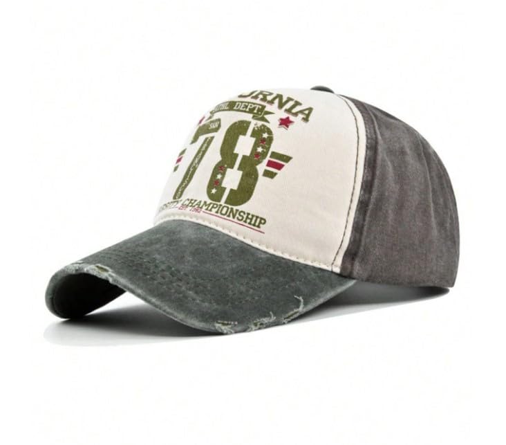 Image of Handcuffs Stylish Cotton Adjustable Baseball Cap for Men and Women, Embroidered Unisex Cap for Summers (Green)