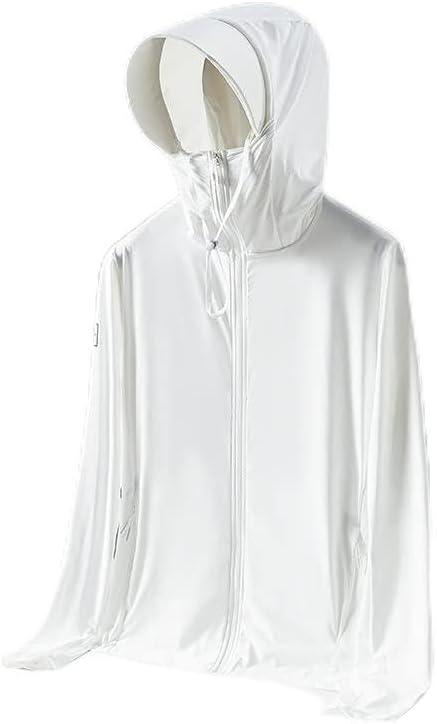 Lightweight Sun Protection Clothing for Men and Women, UPF 50+ Sun Protective Jacket Hoodie Long Sleeve UV Shirts