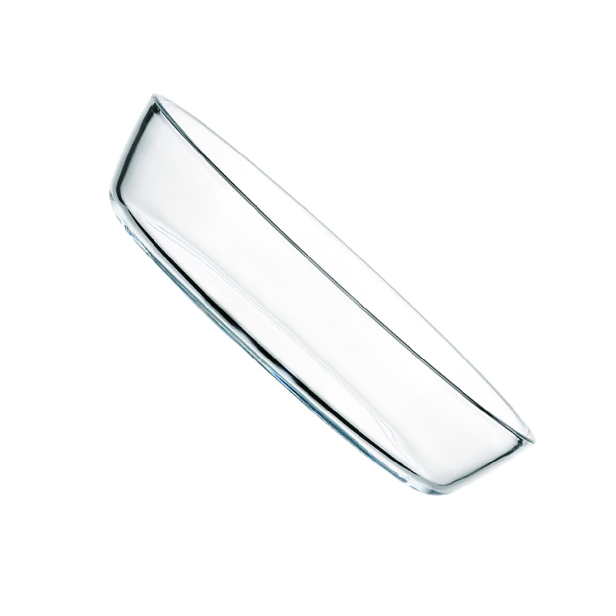 Plat de Cuisson Ovale en Verre Blanc, Compatible Micro-ondes