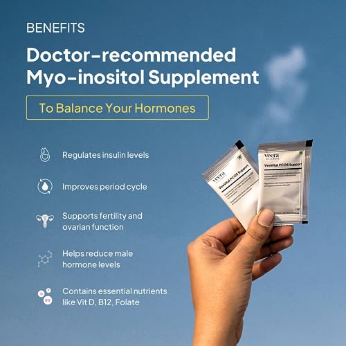 Veera Health | VeeVital PCOS Supplement | Formulated By Top Doctors | Regularize Periods & Improve Fertility | Contains Myo-Inositol & Essential... - Image 6