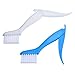 Produktbild 2 Packung 2 in 1 Multipurpose Groove Gap Reinigungstools Handfliese Pinsel Tür Fenster Track Küche Reinigungsbürsten, Weiß und Blau