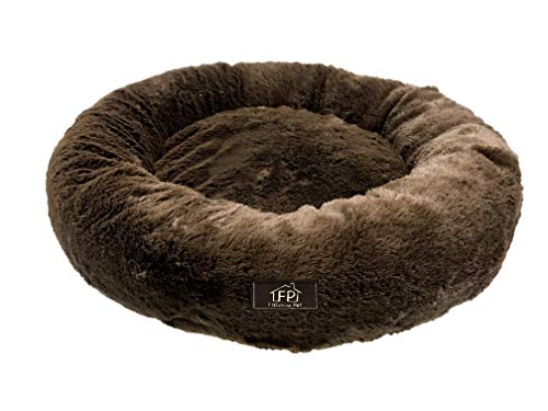 Cama Nuvem Pelucia Fábrica Pet Marrom - M