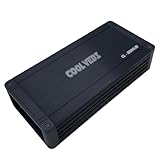 Monoblock Class D Car Stereo Amplifier – 1 Channel 2000W Compact Digital Amp with Wired Bass Control & High-Level Inputs for Subwoofers & Speakers